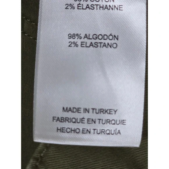 FRAME UTILITY POCKET PANTS GREEN WASHED WINTER MOSS Women's Size 33 NWT - Picture 12 of 14